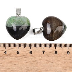 Anhänger aus natürlichem Achat (gefärbt und erhitzt)&nbsp;GG-K002-03C