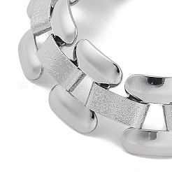 Bracciali a catena con pantera in acciaio inossidabile 304 anti-ossidazione per donne e uomini&nbsp;BJEW-Q343-01P