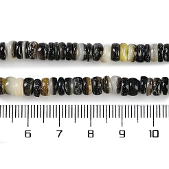 Natur schwarz Lippe Shell Perlen Stränge&nbsp;BSHE-H109-13C