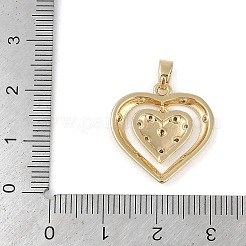 Messing micro pave klare zirkonia anhänger&nbsp;ZIRC-M001-14G