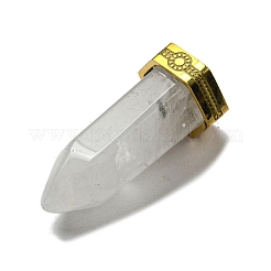 Natürliche Quarzkristall spitze Anhänger&nbsp;STAS-K273-03G-05