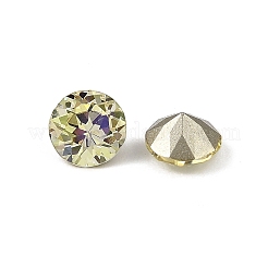 Cabochons de strass en verre&nbsp;GLAA-A018-8mm-001GY