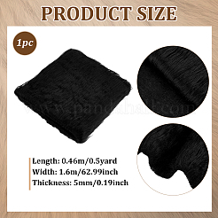 1 pièce de tissu peluche en polyester&nbsp;AJEW-BC0010-04C