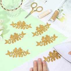 10 Stück Blumen-Polyester-Aufnäher zum Aufbügeln/Aufnähen&nbsp;DIY-GF0011-76B