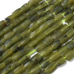 Colliers de perles de jade vert naturel afghan&nbsp;G-K365-G02-01
