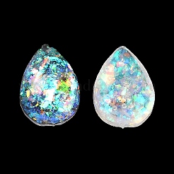Cabochons en résine imitation opale&nbsp;RESI-H148-07