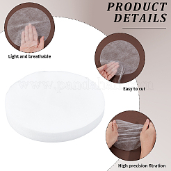 200 filtro de papel para colector de polvo de uñas con esponja&nbsp;AJEW-GF0015-47A
