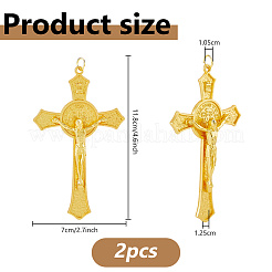 Aleación de zinc colgantes grandes&nbsp;FIND-WH0367-706G