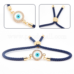Bastelset für Armbänder mit bösem Blick&nbsp;DIY-NB0006-86