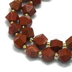 Rosso naturale perline di diaspro fili&nbsp;G-I376-A05-01
