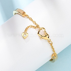 304 Edelstahl-Gliederarmbänder für Damen&nbsp;BJEW-B161-07G