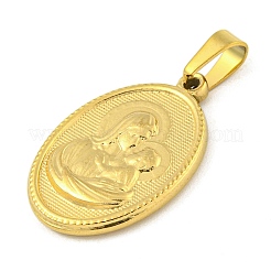 Pendentifs en acier inoxydable 304 avec placage ionique (IP)&nbsp;LS-STAS-B071-02A-20G