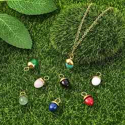 8 ciondolo con pietre preziose miste naturali e sintetiche di 8 colori&nbsp;STAS-CJ0003-51