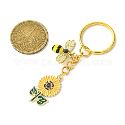 Porte-clés pendentifs en alliage d'émail&nbsp;KEYC-JKC00827