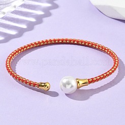 Anneau en fil d'acier&nbsp;BJEW-S177-01