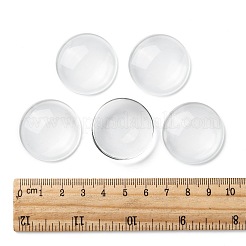 Transparente Glas Cabochons&nbsp;X-GGLA-R026-30mm