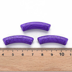Perles acryliques craquelées opaques&nbsp;MACR-S372-002N-004