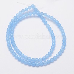 Natürliche und gefärbte Perle Malaysia Jade Stränge&nbsp;X-G-A146-4mm-A20
