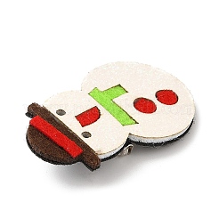 Weihnachtsbrosche aus PU-Leder&nbsp;JEWB-C004-01D