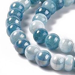 Fili di perle di vertro placcato&nbsp;GLAA-C023-01J