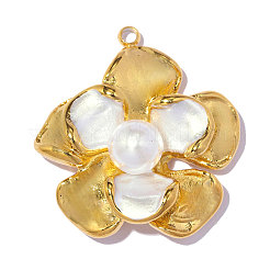 Pendentifs en acier inoxydable 304 émaillés&nbsp;STAS-OY019-33G