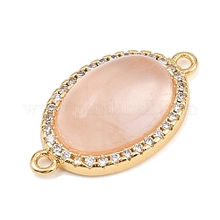Maillons ovales en quartz rose naturel&nbsp;KK-L275-37G