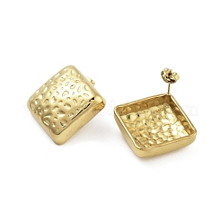 Orecchini a bottone in acciaio inossidabile 304 con placcatura ionica (ip) per donna&nbsp;EJEW-N054-33G