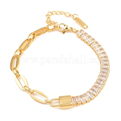 Figaro-Kettenarmbänder aus 304er Edelstahl&nbsp;BJEW-B171-07G