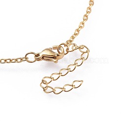Colgante de latón micro pavé colgante de circonio cúbico&nbsp;NJEW-F271-01-G