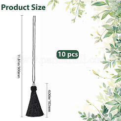 Polyester Quaste Anhänger&nbsp;FIND-WH20031-12C