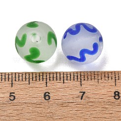 Perles vernisées mates manuelles&nbsp;LA-CBA5635-01A