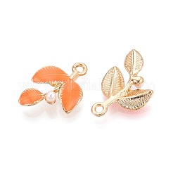 Pendentifs d'émail en alliage&nbsp;PALLOY-T092-39G-02