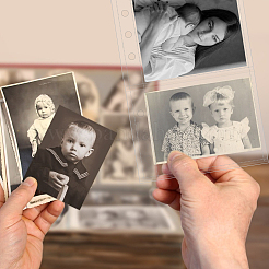 10 Stück PP-Nachfüllseiten für Briefmarkenalbum-Ordner&nbsp;DIY-WH0591-062