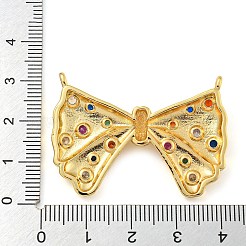 Gestell Messing micro ebnen Zirkonia Anhänger&nbsp;KK-C044-12G