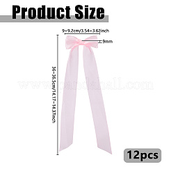 12 guirlande suspendue en polyester avec nœud papillon&nbsp;HJEW-DC0001-28A