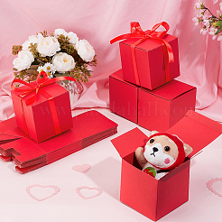 Scatole regalo per gioielli in cartone di carta kraft da 10 pz&nbsp;CON-WH0001-25C
