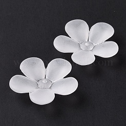 5-petal transparente Acryl Perlenkappen&nbsp;OACR-A017-12