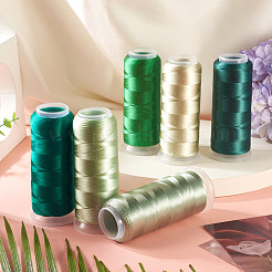 6 Rolle 6 Farben Velours-Häkelgarn&nbsp;AJEW-TA0002-76