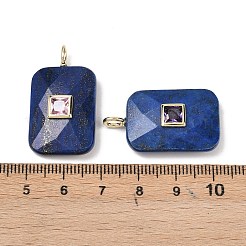 Gefärbt natürliche Lapislazuli Anhänger&nbsp;LS-G-I391-03G-08