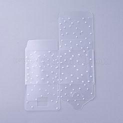 Emballage en plastique transparent de cadeau de boîte de PVC&nbsp;CON-WH0068-05