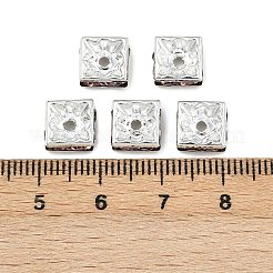 Messing Strass Zwischen perlen&nbsp;RSB074NF-17S