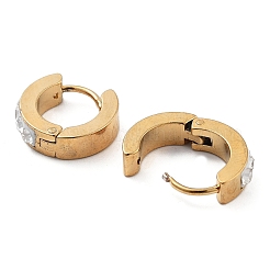 Boucles d'oreilles créoles en acier inoxydable 304&nbsp;EJEW-L252-040B