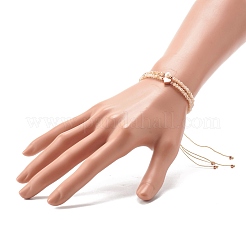 Ensembles de bracelets de perles tressées en fil de nylon&nbsp;BJEW-JB06456