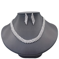 Messing Kristall Strass Schmuck Sets&nbsp;FS-WGCC0E6-02