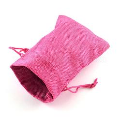 Bolsas con cordón de imitación de poliéster bolsas de embalaje&nbsp;ABAG-R005-9x7-08