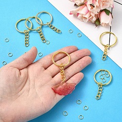 Geteilte Schlüsselringe aus Eisen und offene Biegeringe&nbsp;DIY-YW0010-53G