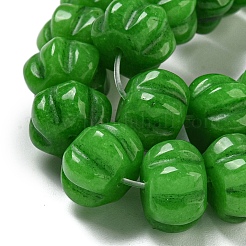 Natürliche malaysische Jade gefärbte Perlenstränge&nbsp;G-G142-A02-01