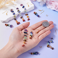 DIY-Chakra-Edelstein-Ohrring-Herstellungskits&nbsp;DIY-TA0009-02