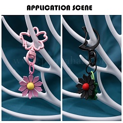 40 x drehbare Karabinerhaken aus spritzlackierter Legierung&nbsp;FIND-LS0001-52