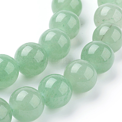 Chapelets de perles en aventurine vert naturel&nbsp;G-G099-12mm-17